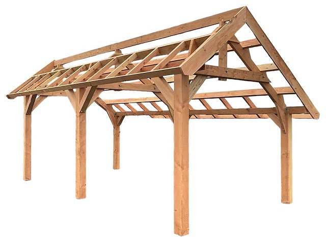 Traditionele douglas kapschuur 660x360x325 cm - afbeelding 3 van  8