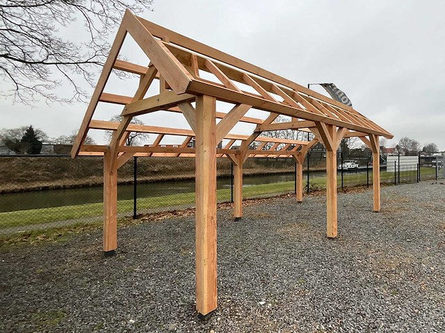 Traditionele douglas kapschuur 960x360x325 cm - afbeelding 3 van  18