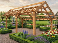 Traditionele douglas kapschuur 960x360x325 cm - afbeelding 1 van  18