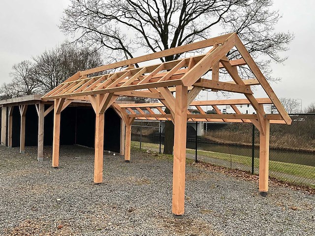 Traditionele douglas kapschuur 960x360x325 cm - afbeelding 7 van  11