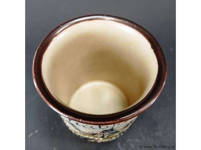 Traditionele duitse keramieken/gres pot - afbeelding 4 van  5