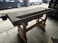 Traditionele schrijnwekersbank 214x65x100cm
