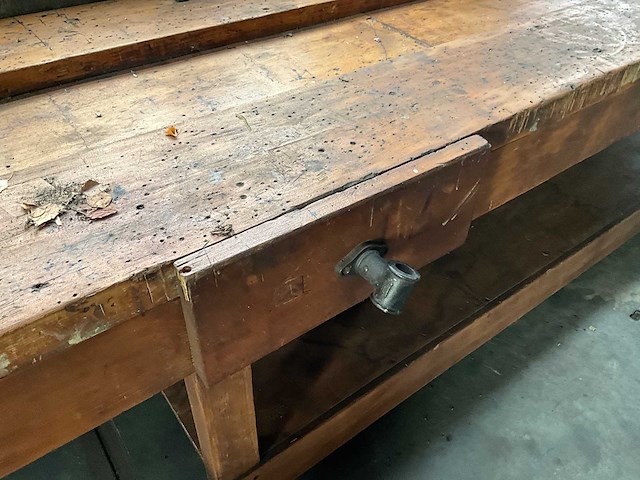 Traditionele werkbank 305x86x84cm - afbeelding 2 van  7