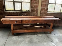 Traditionele werkbank 305x86x84cm