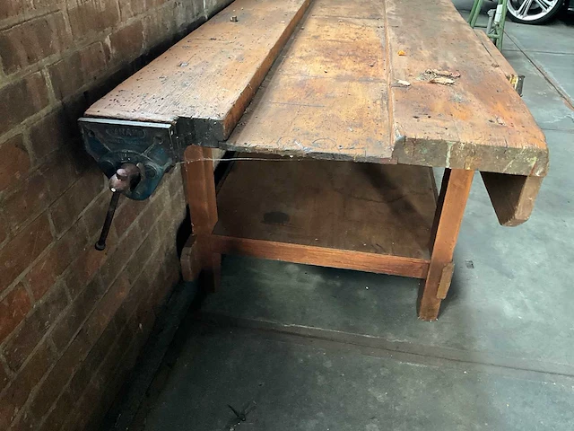 Traditionele werkbank 305x86x84cm - afbeelding 3 van  7