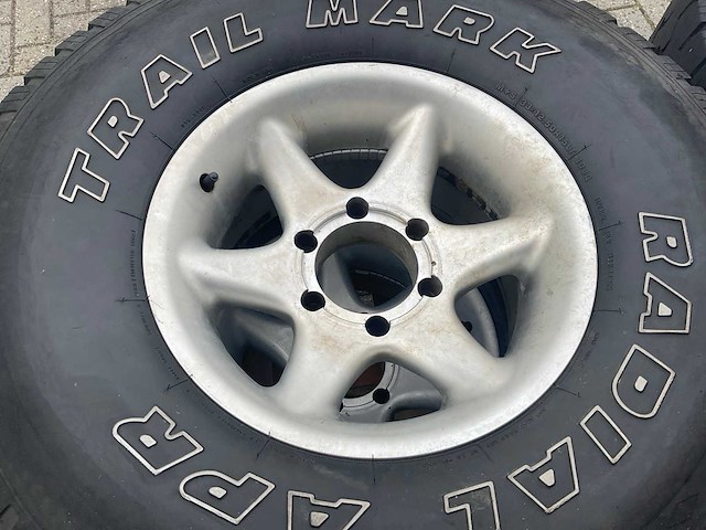 Trail mark. radial apr nissan patrol 33x12,5or15lt autoband (4x) - afbeelding 3 van  4