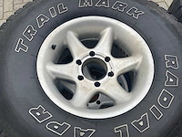 Trail mark. radial apr nissan patrol 33x12,5or15lt autoband (4x) - afbeelding 3 van  4