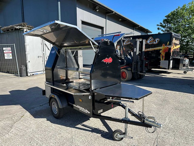 Trailblazer bbq 600s grillmaster bbqwagen - afbeelding 12 van  14