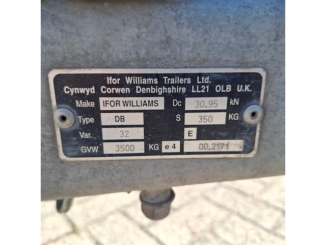 Trailer, ifor williams, gx6, 2009 - afbeelding 4 van  29