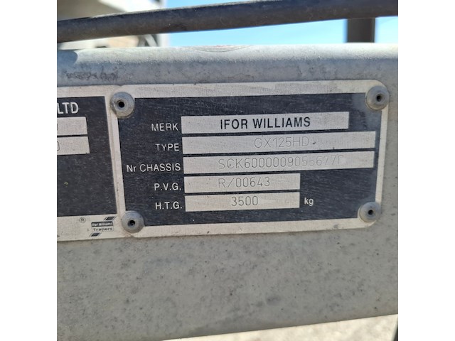 Trailer, ifor williams, gx6, 2009 - afbeelding 6 van  29