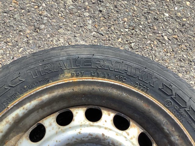 Trailermaxx 195x50r13c band met velg - afbeelding 4 van  6