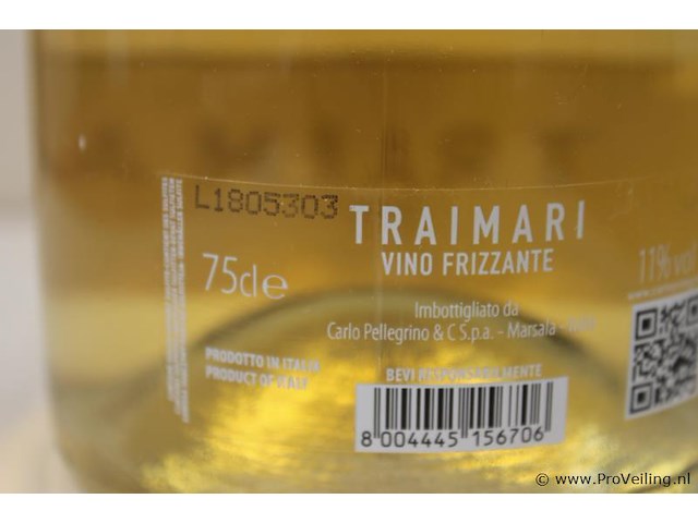 Traimari vino frizzante - 75 cl - winkelverkoopprijs € 6.00 - afbeelding 3 van  3