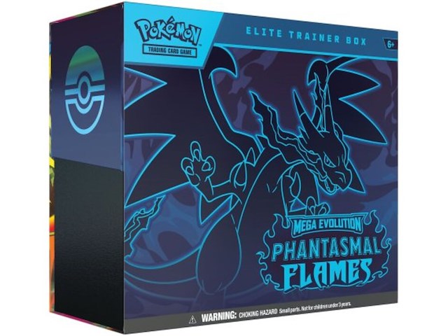 Trainer box pokémon , phantasmal flames elite , multicolor, met donker/blauw/rood artwork - afbeelding 1 van  3