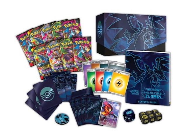 Trainer box pokémon , phantasmal flames elite , multicolor, met donker/blauw/rood artwork - afbeelding 2 van  3