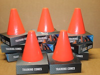 Traings voetbal pilonnen set van 4 stuks 1 set 1x in krat q - afbeelding 1 van  3