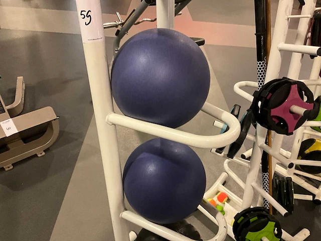 Trainingballen op rek - afbeelding 4 van  5