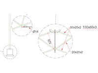 Tralie spant (8 mtr) (5x) - afbeelding 13 van  17