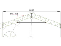 Tralie spant (8 mtr) (5x) - afbeelding 2 van  17