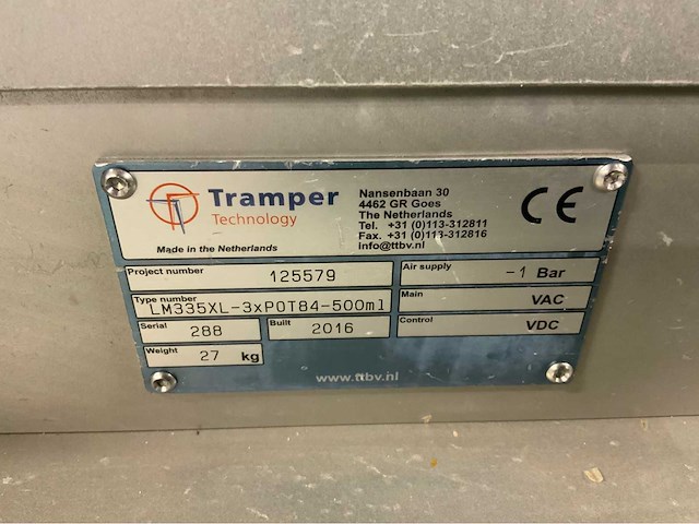 Tramper vts-3035 xl vacuüm traysealer - afbeelding 7 van  7