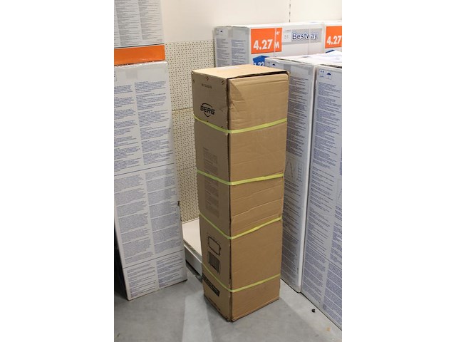 Trampoline berg ultim champion regular 330 grey, afm. 330 x 220 x 90 cm, incl. safety net berg. nieuw in tw... - afbeelding 3 van  3