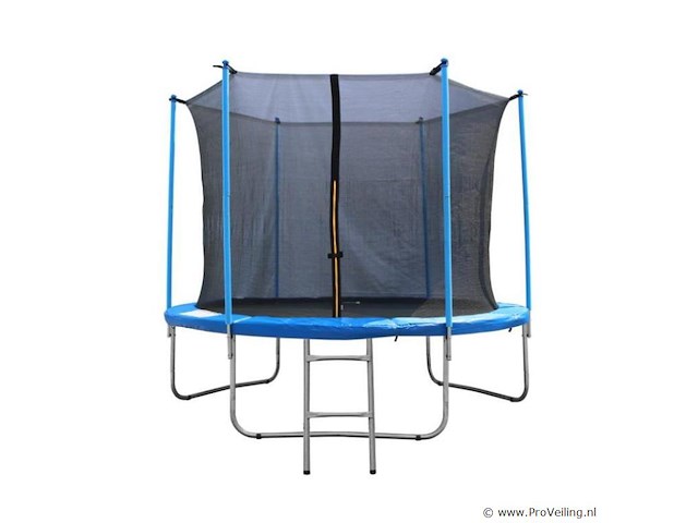 Trampoline diameter 3,05 m met net en ladder - afbeelding 1 van  1