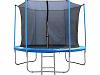Trampoline diameter 3,05 m met net en ladder