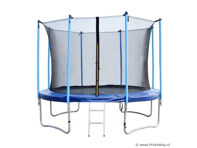 Trampoline diameter 4,27 m met net en ladder - afbeelding 1 van  1