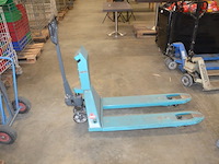Tranpallet lichtblauw met weeginstallatie jungheinrich ameise - afbeelding 1 van  9