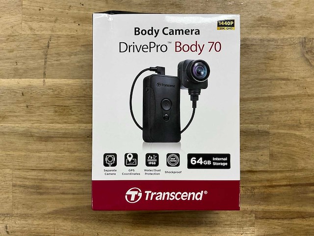 Transcend drivepro body 70 64gb - afbeelding 2 van  3