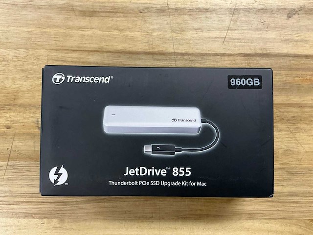Transcend jetdrive 855 960gb thunderbolt pcle ssd upgrade kit for mac - afbeelding 1 van  2