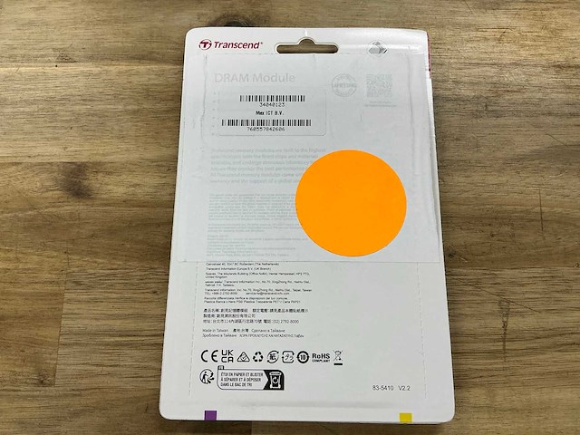 Transcend ts2ghr72v6b 16gb - afbeelding 3 van  3