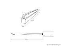 Transformator voor magnetische rail 20mm 48v -100w (x2) - afbeelding 5 van  5