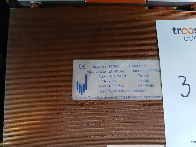 Transformatoren (9x) - afbeelding 3 van  5