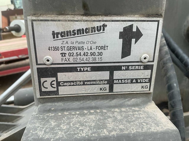 Transmanut etp 2004 telescopische wiellader / shovel - afbeelding 40 van  42