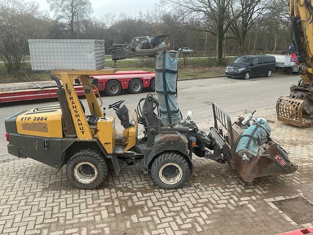 Transmanut etp 2004 telescopische wiellader / shovel - afbeelding 4 van  40
