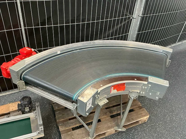 Transnorm transportband bocht 90 graden met motor - afbeelding 5 van  12