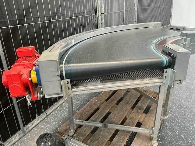 Transnorm transportband bocht 90 graden met motor - afbeelding 9 van  12