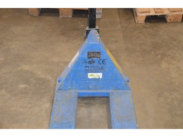 Transpallet blauw 2500kg - afbeelding 4 van  7