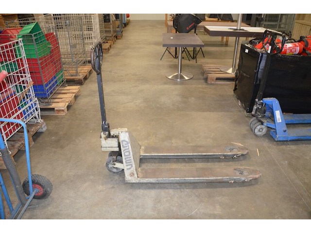 Transpallet grijs crown 2000kg - afbeelding 1 van  8