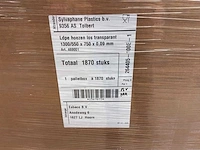 Transparante ldpe hoezen (1300 x 550 x 750 mm) (2000x) - afbeelding 3 van  3