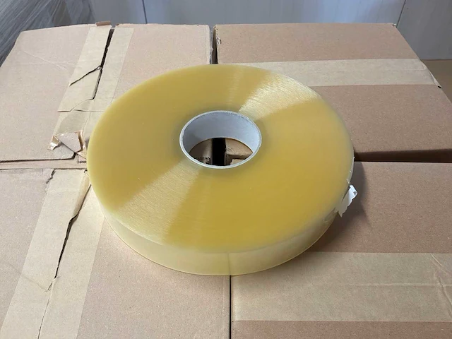 Transparante verpakkingstape (990 m x 38 mm) (256x) - afbeelding 1 van  3