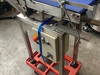 Transport bandje in combinatie printkop eigenbouw, blauw, bouwjaar 2017