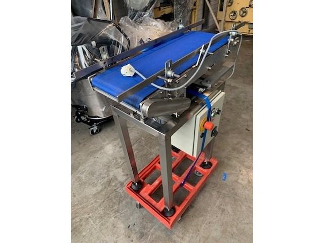 Transport bandje in combinatie printkop eigenbouw, blauw, bouwjaar 2017 - afbeelding 2 van  3