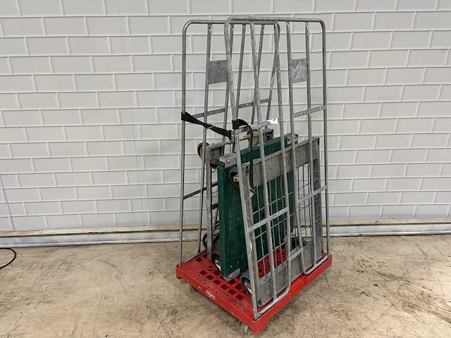 Transport dolly met rolcontainer (3x) - afbeelding 1 van  4