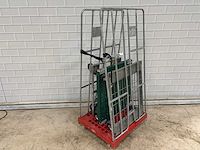 Transport dolly met rolcontainer (3x) - afbeelding 1 van  4