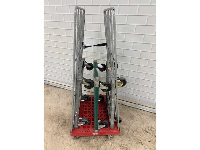 Transport dolly met rolcontainer (3x) - afbeelding 3 van  4
