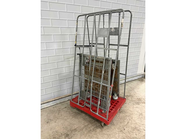 Transport dolly met rolcontainer (3x) - afbeelding 4 van  4