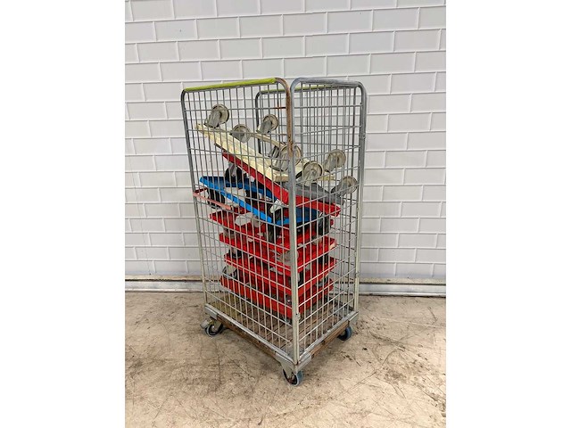 Transport dolly met rolcontainer (8x) - afbeelding 4 van  4