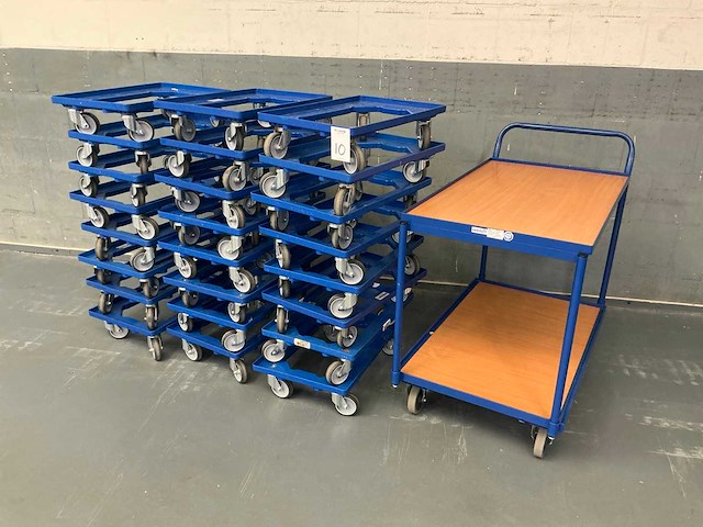 Transport dolly + tafelwagen (25x) - afbeelding 1 van  6