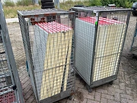 Transport karren met isolatie platen
